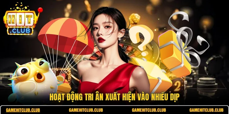 Hoạt động tri ân xuất hiện vào nhiều dịp
